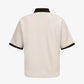 ALMOST GODS | ZODIAC RELAXED POLO { OFF WHITE