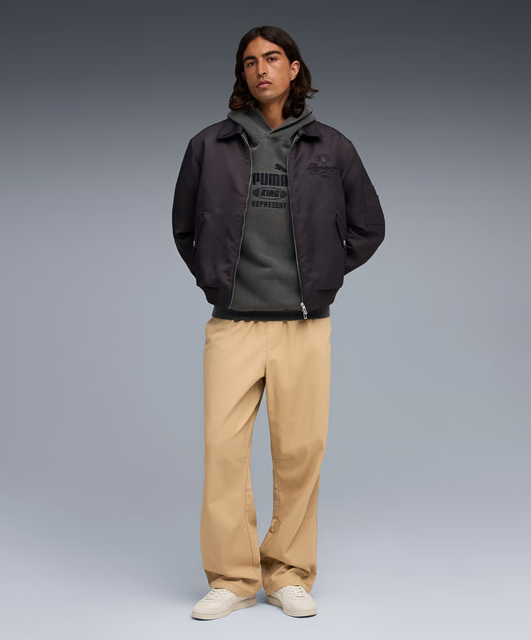 あ*る様 REPRESENT HOODIE PUMA | x REPRESENT OVERSIZED HOODIE { FLAT DARK GRAY – Superkicks