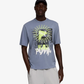 PUMA | GRAPHIC BOXY WASHED TEE { GRAY SKY