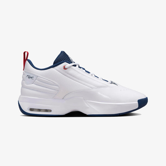 JORDAN | MAX AURA 6 { WHITE/MIDNIGHT NAVY-VARSITY RED
