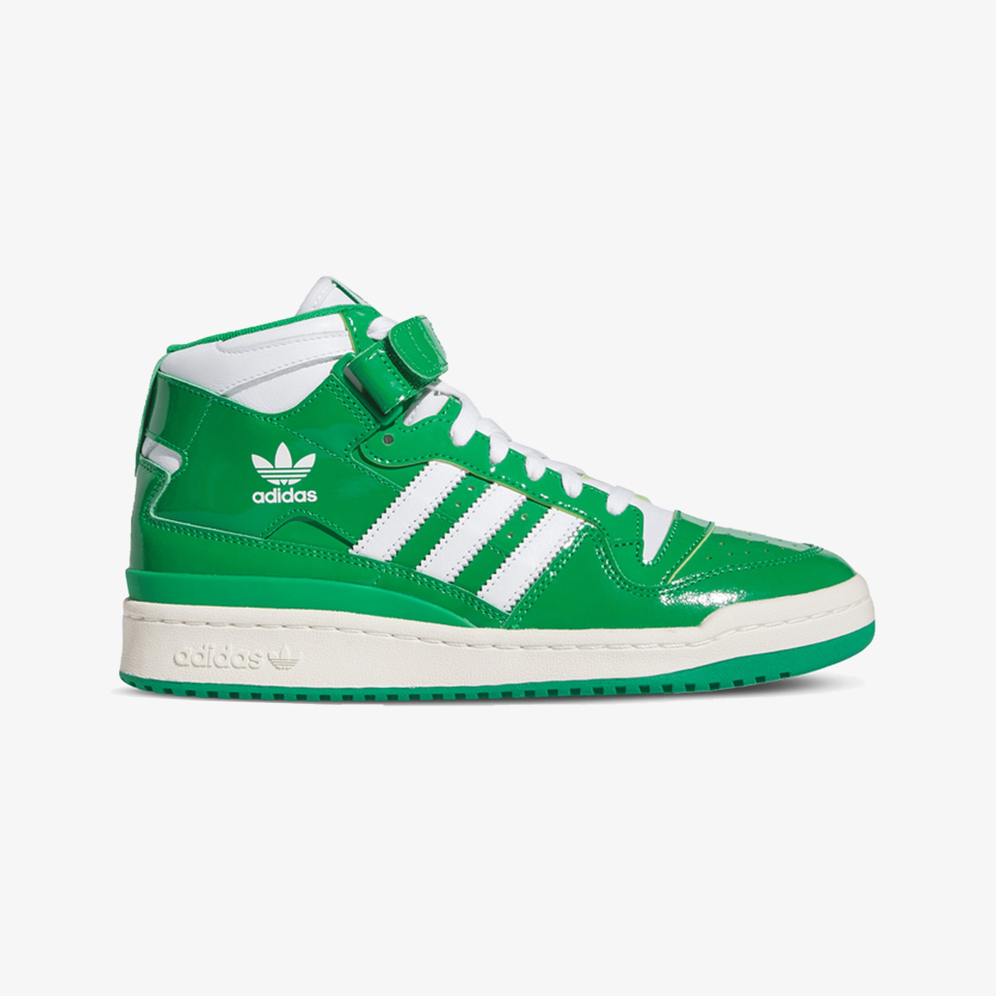 Adidas Originals FORUM MID GREEN/FTWR WHITE/CREAM WHITE