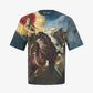 ALMOST GODS | CHARIOT OF APOLLO BOXY TEE { MULTI