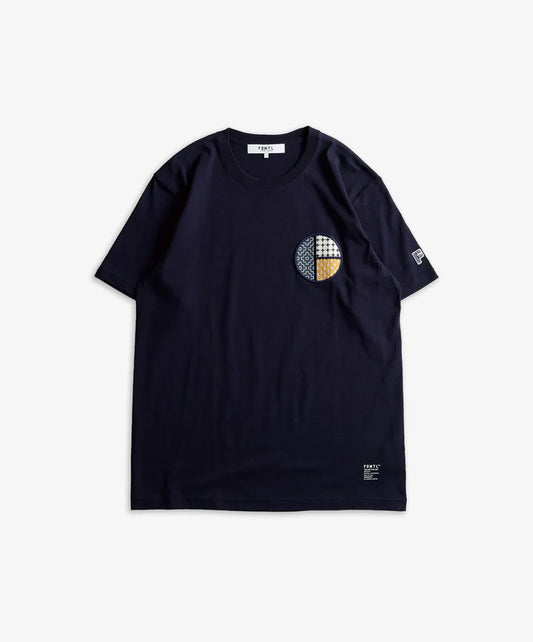 FDMTL | CIRCLE PATCH TEE  { BLUE