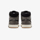 JORDAN | AIR JORDAN 1 MID SE V2 { BLACK/BLACK-SAIL-GUM MED BROWN