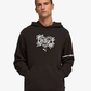 PUMA | SWISH N' INK RELAXED FIT GRAPHIC BASKETBALL HOODIE II { BLACK