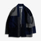 FDMTL | PATCHWORK HAORI JACKET RINSE { INDIGO
