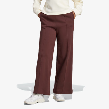 Adidas Originals | PREMIUM ESSENTIALS WIDE-LEG PINTUCK PANTS  { BROWN