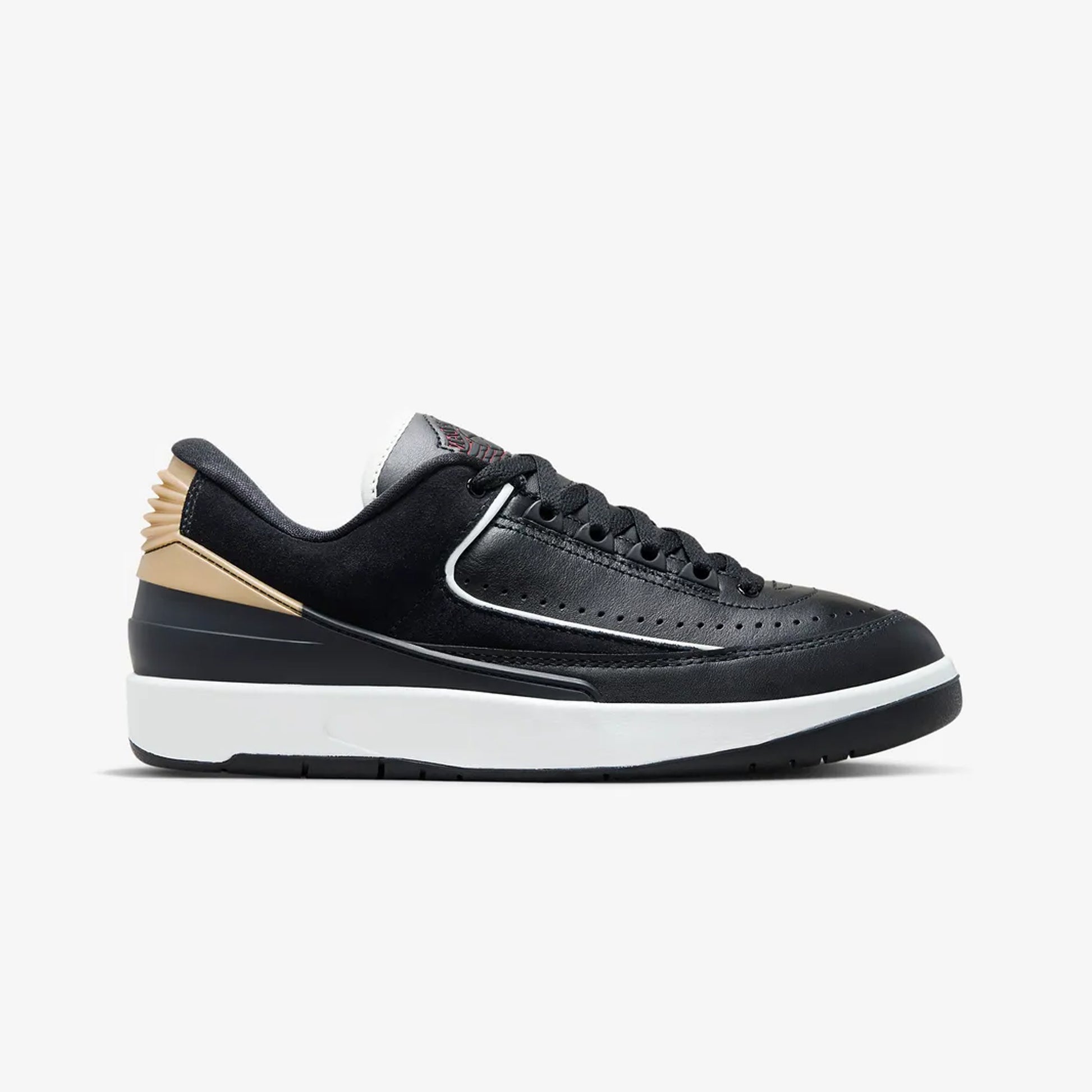 Jordan | AIR JORDAN 2 RETRO LOW { BLACK/VARSITY RED – Superkicks