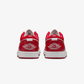 JORDAN | AIR JORDAN 1 LOW { SUMMIT WHITE/VARSITY RED-SUMMIT WHITE