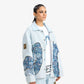 F A R A K | CLOSURE HANDMADE JACKET { BLUE/BLUE