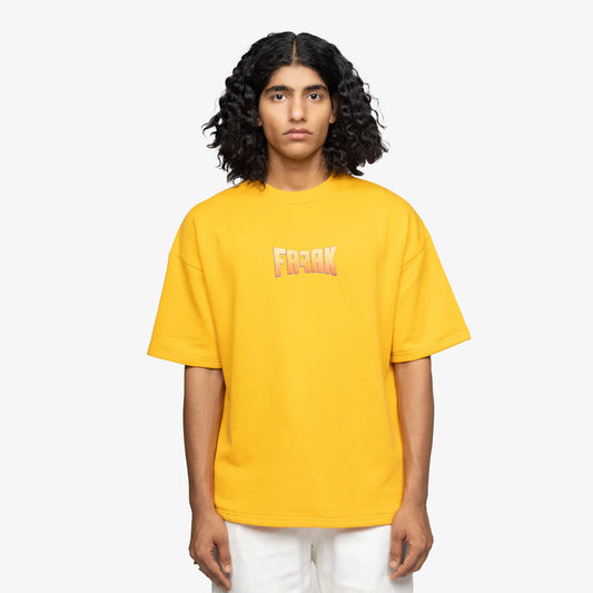 F A R A K | SARDAAR KA NAMAK T-SHIRT { YELLOW/YELLOW