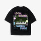 SUPERKICKS | SUPERKICKS x ALL ABOUT MUSIC { READY TO SHIP TEE - BLACK