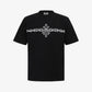 ALMOST GODS | ALPHA CROSS CHAIN LINK TEE { BLACK