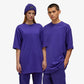 Y-3 | BOXY SHORT SLEEVE TEE { COLLEGIATE PURPLE