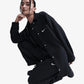NIKE | PHOENIX FLEECE { BLACK/SAIL
