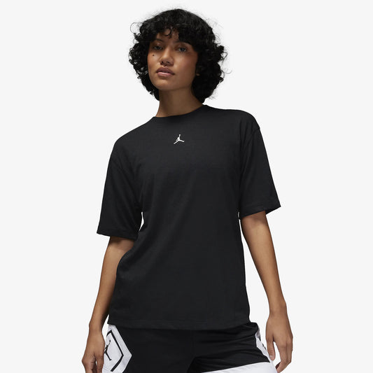 WMN'S SPORT DIAMOND SHORT-SLEEVE TOP 'BLACK'