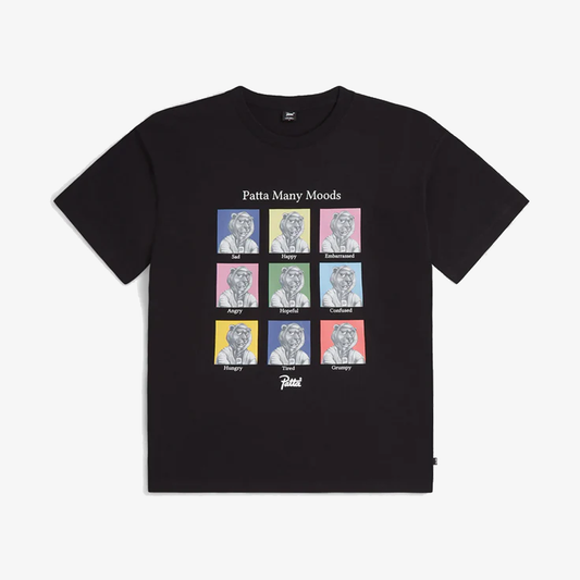 PATTA | MANY MOOD T-SHIRT { BLACK