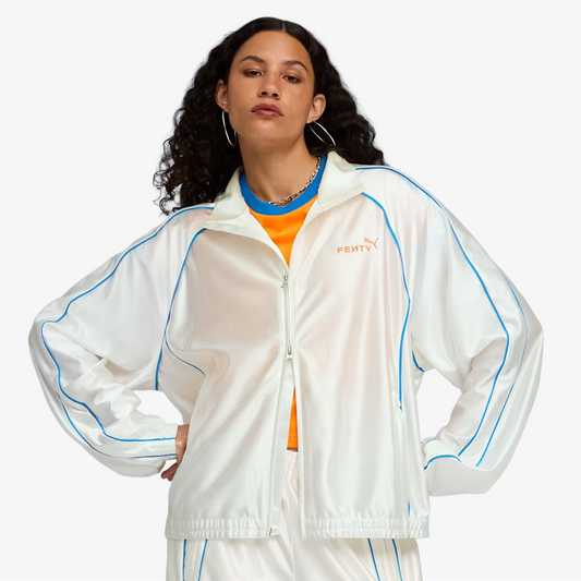 PUMA | x FENTY T7 TRACK JACKET { WARM WHITE