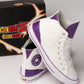 CONVERSE | x DRAGON BALL Z CHUCK 70 HIGH TOP { Lucent White / Tillandsia Purple