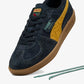 PUMA | ROAD TO UNITY PALERMO LEATHER { NEW NAVY/YELLOW