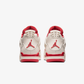 Jordan | AIR JORDAN 4 RETRO { PALE IVORY/SIERRA RED-TOUGH RED