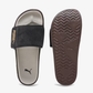 Puma | LEADCAT 2.0 PALERMO FOIL SLIDES { DUSKY GRAY/DESERT DUST GUM