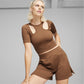 Puma | DARE TO MUTED MOTION TEE  { BROWN