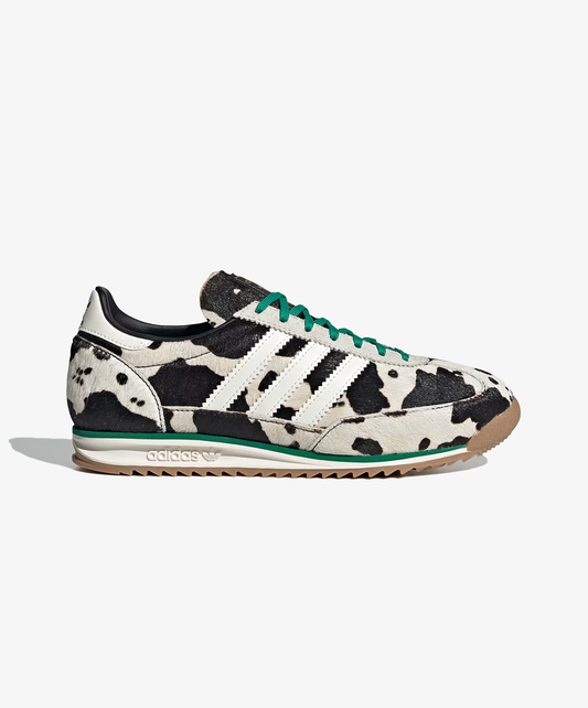 ADIDAS ORIGINALS | SL 72 OG { CORE BLACK/OFF WHITE/COURT GREEN