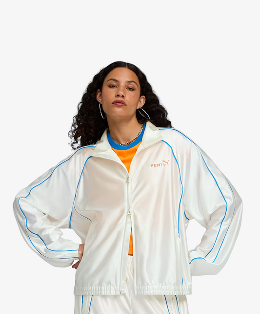 PUMA | x FENTY T7 TRACK JACKET { WARM WHITE