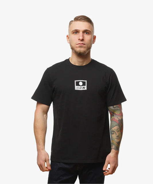 EDWIN | STAFF T-SHIRT { BLACK/WHITE