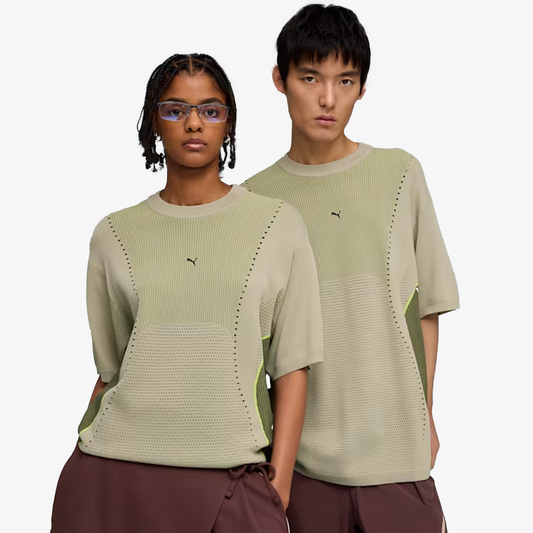 PUMA |CLRT RELAXED KNITTED { PUMA PEBBLE GRAY