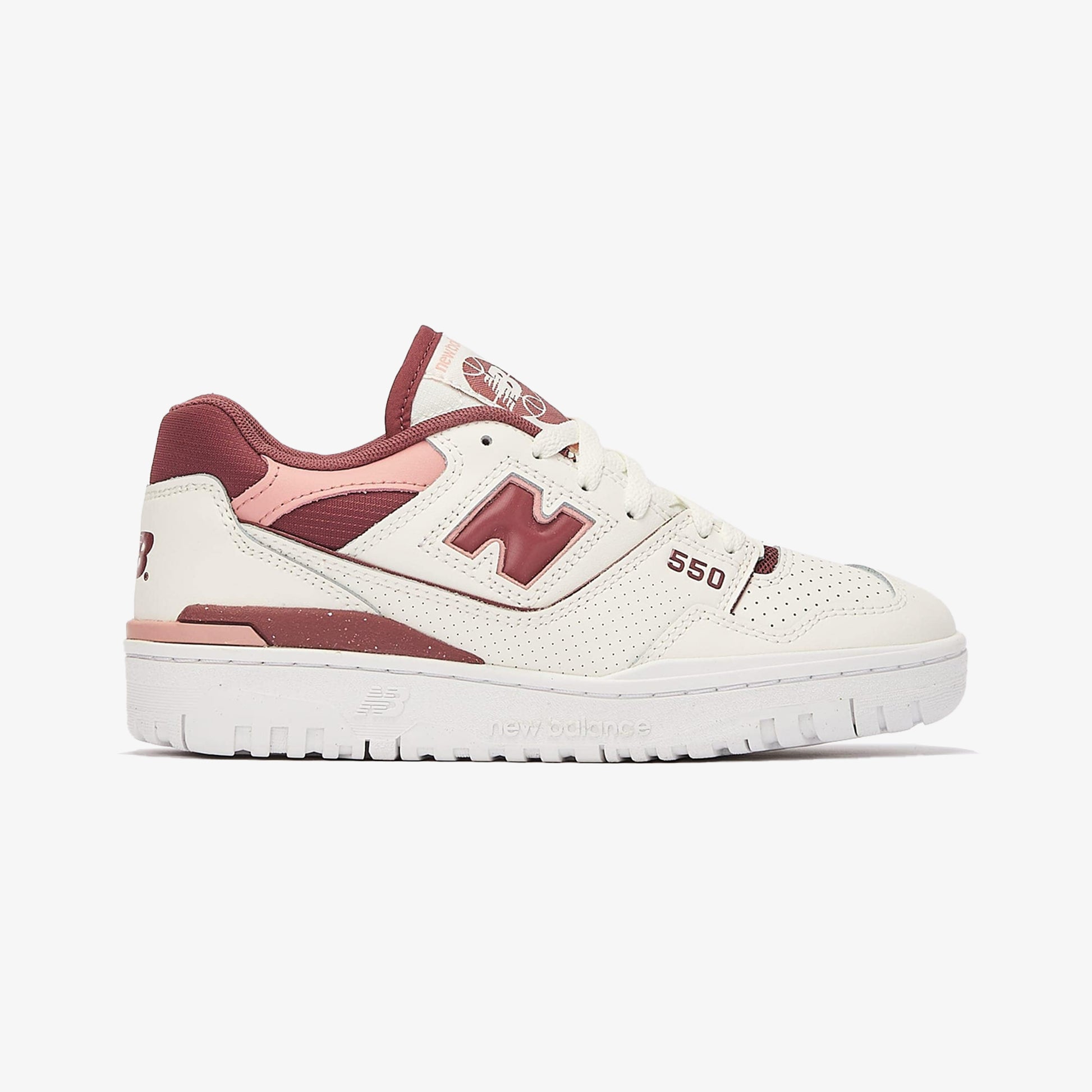 New Balance BB550 SEA SALT/BURGUNDY - Main Image
