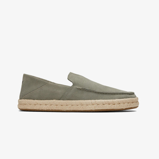 ALONSO LOAFERS SUEDE ESPADRILLES 'OLIVE'