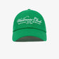 SPORTY & RICH | 1800 HEALTH EMBROIDERED HAT { VERDE/WHITE
