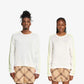 Adidas Originals | WALES BONNER KNIT LONG SLEEVE TEE  { CHALK WHITE/SEMI FROZEN YELLOW