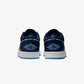 JORDAN | AIR JORDAN 1 LOW { MIDNIGHT NAVY/UNIVERSITY BLUE-WHITE