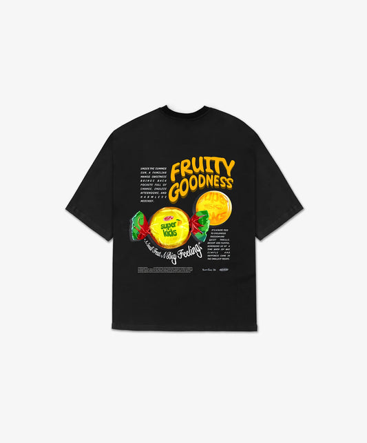 SUPERKICKS | NOSTALGIC SS CANDY TEE { BLACK/BLACK