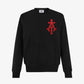 ALMOST GODS | ALPHA CROSS KNIT SWEATER { BLACK