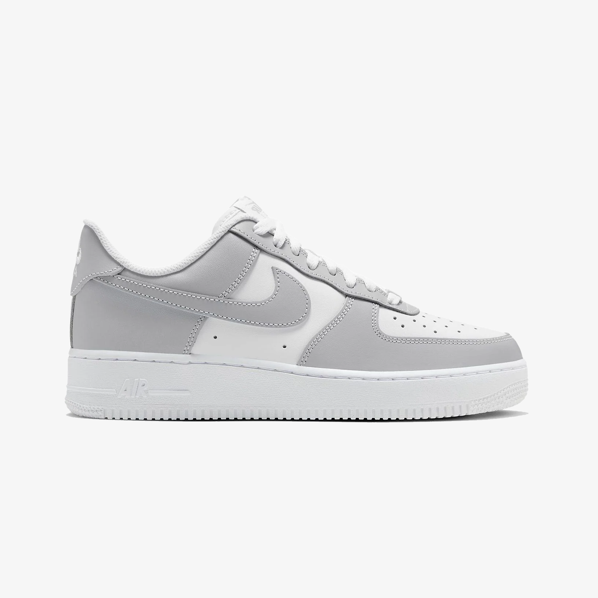 Nike | AIR FORCE 1 '07 { WHITE/LT SMOKE GREY-WHITE-LT SMOKE GREY