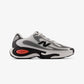 NEW BALANCE | AC RUNNER { WHITE WITH BLACK AND NEO FLAME