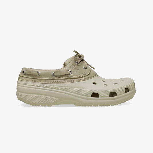 Crocs | CLASSIC BOAT { BONE/MOTH