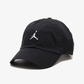 Jordan | UNSTRUCTURED CURVED-BILL HAT { BLACK