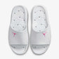 JORDAN | FRANCHISE SLIDE { OFF WHITE/FIRE PINK