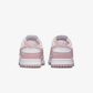 NIKE | DUNK LOW { WHITE/PARTICLE ROSE-WHITE