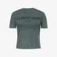 ALMOST GODS | STONEWASHED ALMOST GODS TEE IN GRANITE { GREY/CBLACK