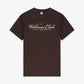 SPORTY & RICH | 1800 HEALTH T-SHIRT { CHOCOLATE/CREAM