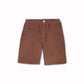 SUPERKICKS | CORDUROY SHORTS { MUD BROWN