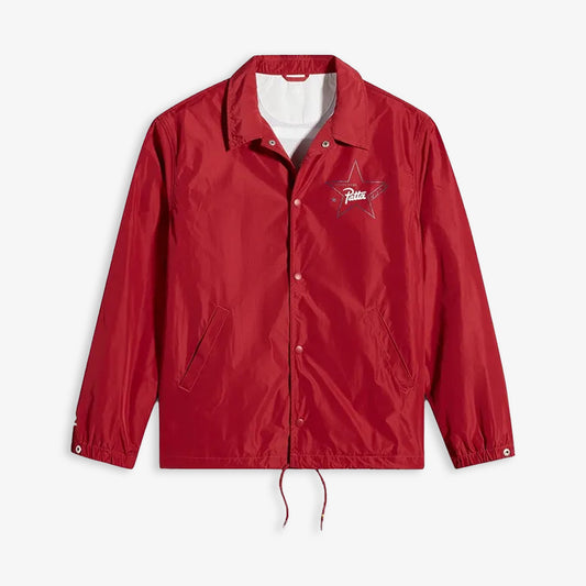 Converse | X PATTA COACHES JACKET { RED