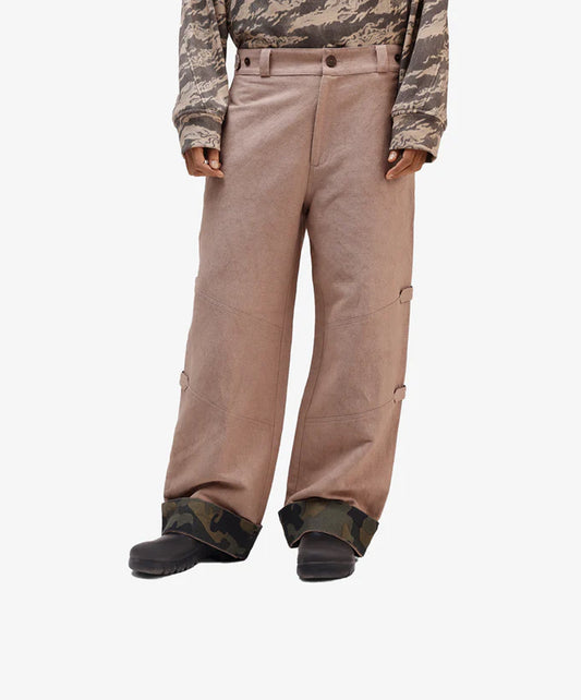 ALMOST GODS | PANELLED PANTS { SAND