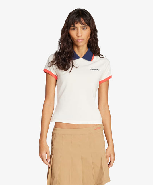 ADIDAS ORIGINALS | 90s POLO { OFF WHITE